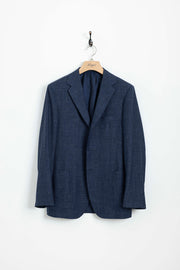 Navy Melange Sports Jacket