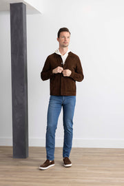 Suede Overshirt