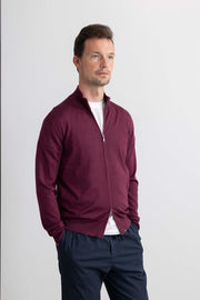 Full Zip Up Wool / Silk / Cashmere